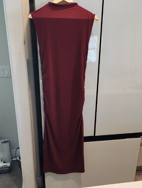 a new day Burgundy Knit Sleeveless DRESS